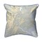 Savannah River Map Pillow 12x12 – Small Corded Indoor/Outdoor